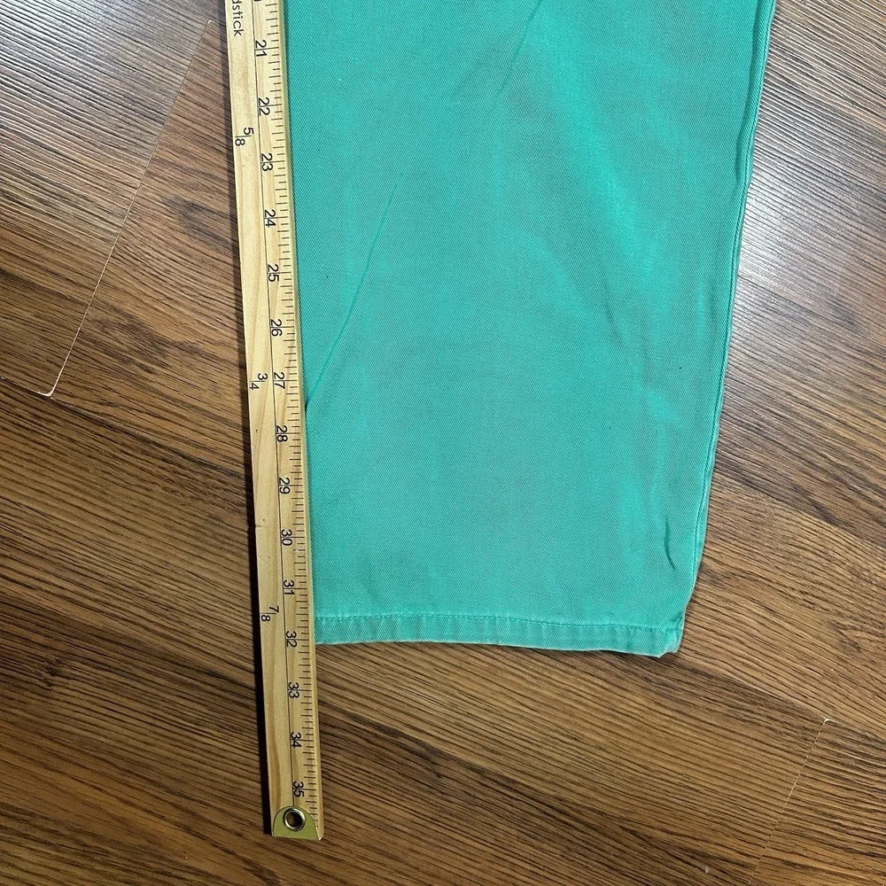 Vintage Polo Ralph Lauren Classic Chino Pants 30x32 Aqua Seafoam Green Stained - Picture 13 of 13